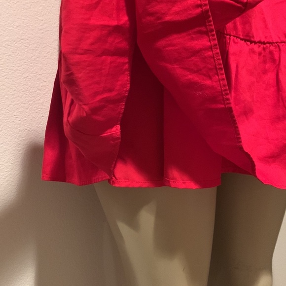 Red ruffle mini dress - Picture 12 of 14